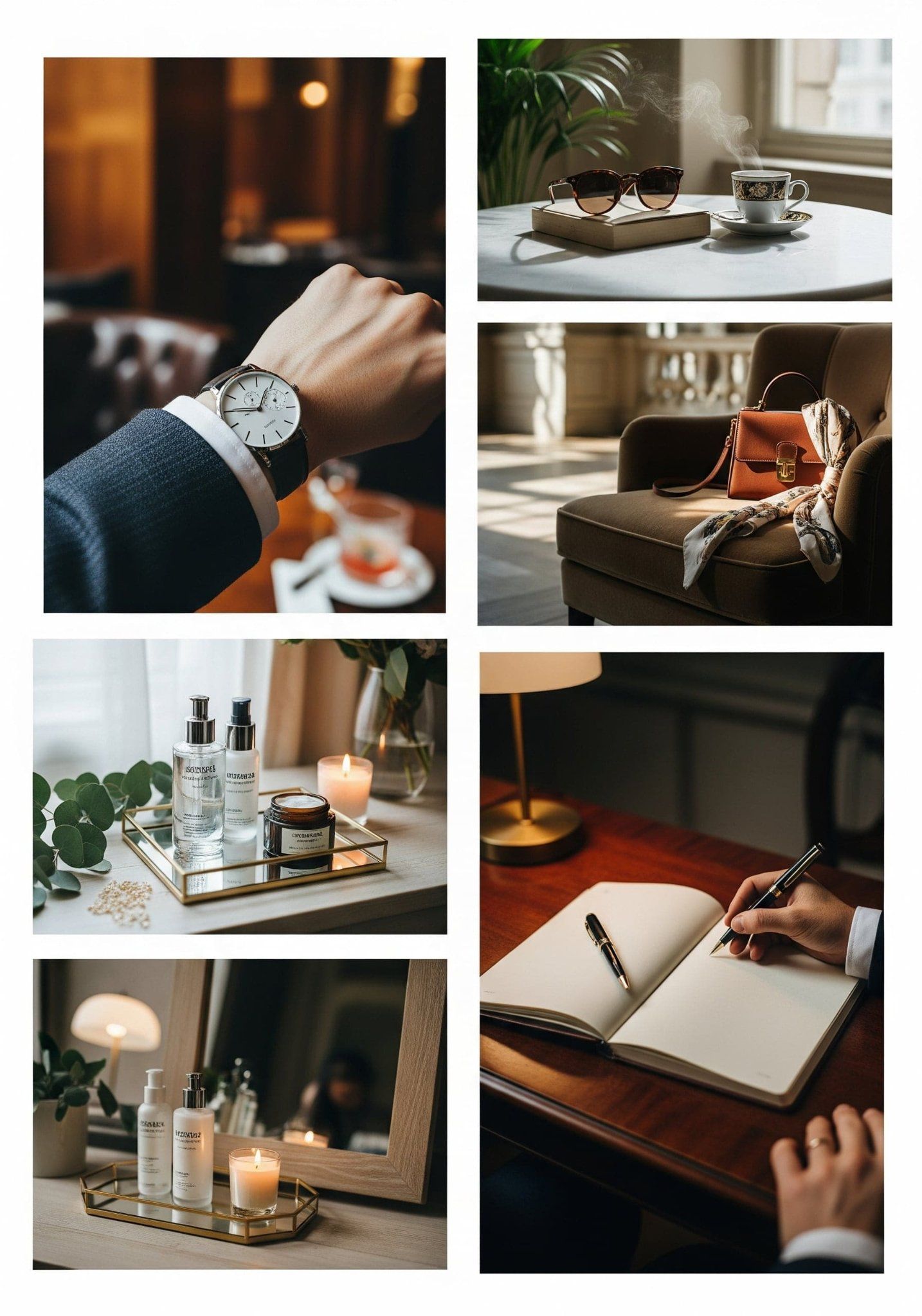 Creative direction and lifestyle product photography showing brand aesthetics